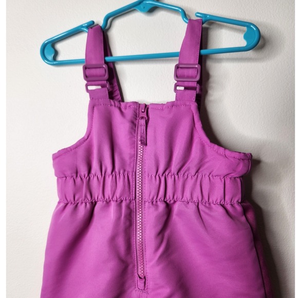 Falls Creek Kids Purple Snow Bib Ski Pants Overall 18M Extra Length Feature - Picture 2 of 5